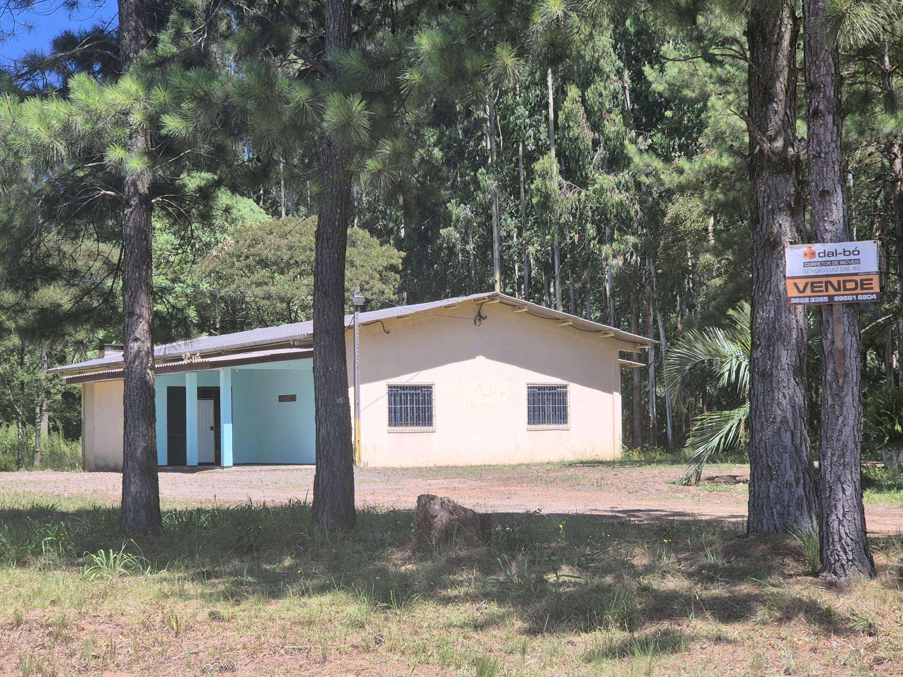 Imagem do Terreno com 3.150 m2- e Barracão com 300 m2  - Km 6 - Frente para SC 303 - Trevo.